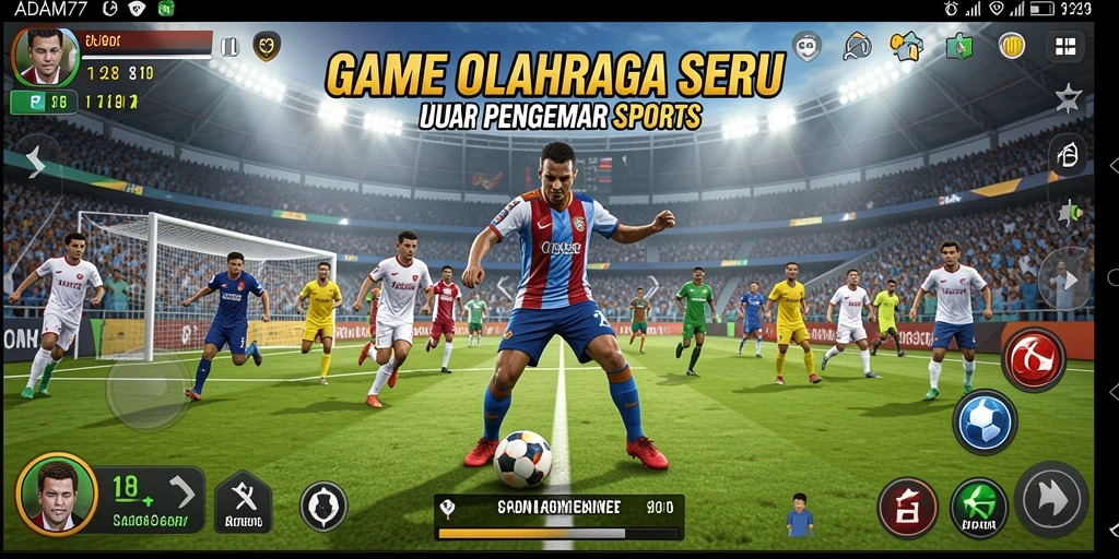 Tampilan gameplay seru dari ADAM77 dalam aksi.