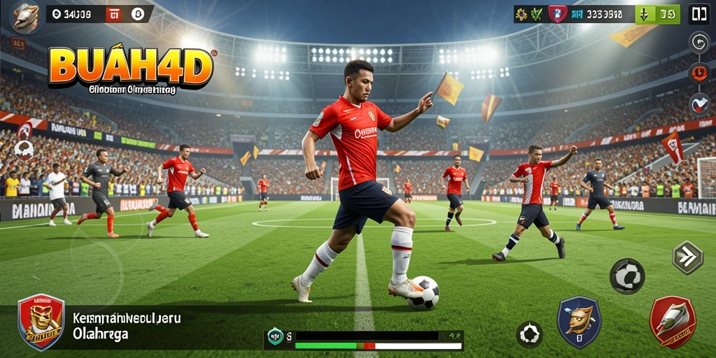 Tampilan keseruan gameplay BUAH4D saat bermain olahraga.