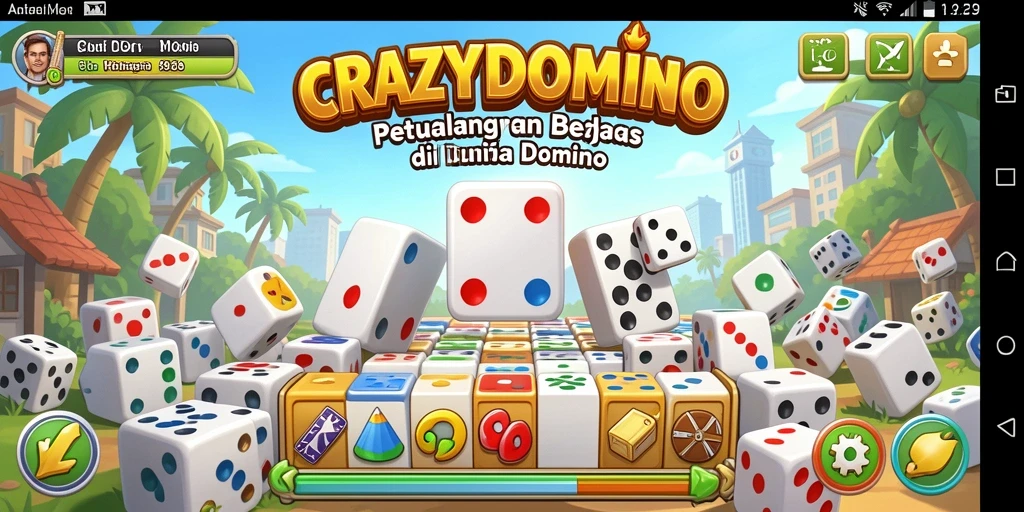 Tangkapan layar menampilkan gameplay seru di dunia <strong>CRAZYDOMINO</strong> yang mengagumkan.