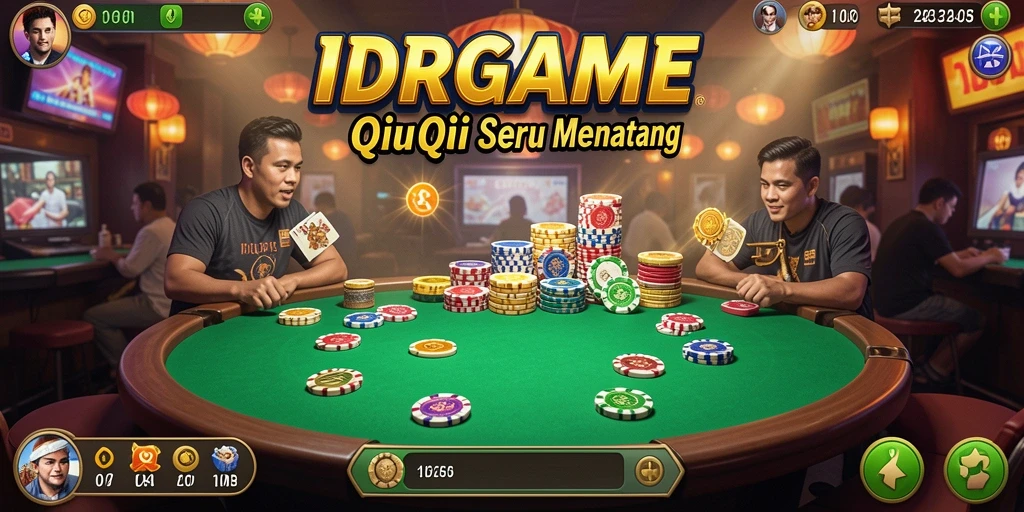 Tampilan gameplay QiuQiu yang menarik dan interaktif.