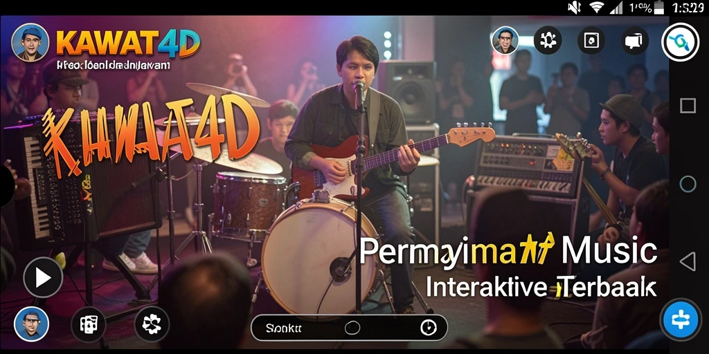Tampilan gameplay KAWAT4D yang menarik dan interaktif.