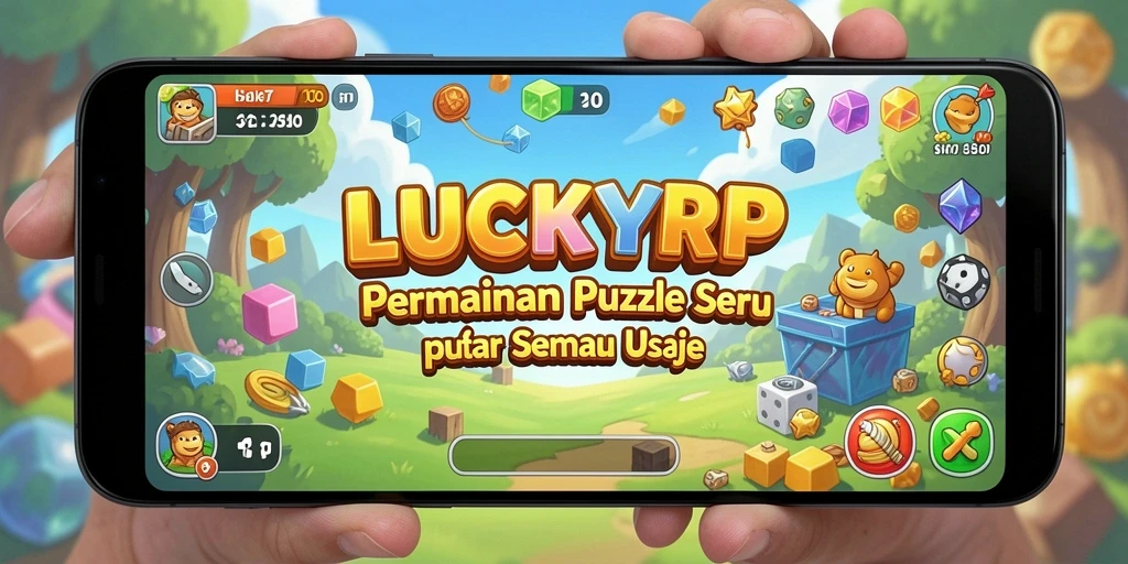 Gameplay seru dalam LUCKYRP yang penuh tantangan Puzzle.