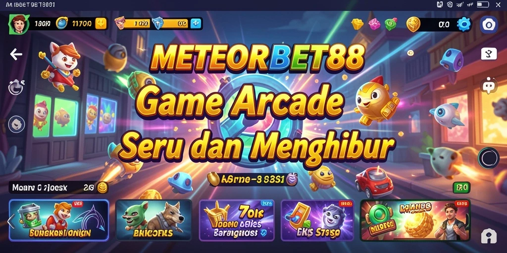 Tampilan gameplay menarik dan penuh aksi dari METEORBET88.