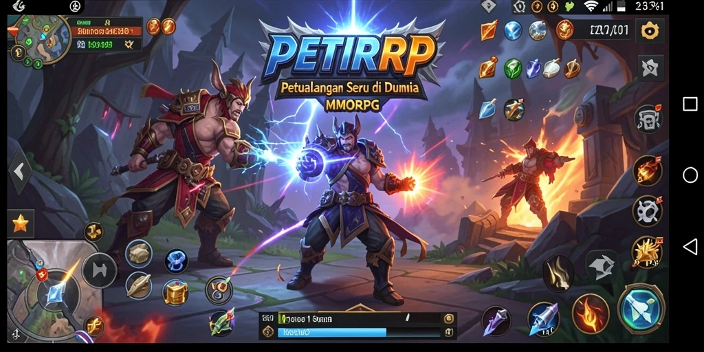 Tangkapan layar dari gameplay seru PETIRRP yang menunjukkan berbagai aksi dan strategi.