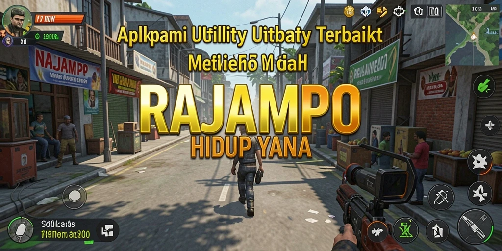 Tampilan antarmuka utama RAJAMPO yang user-friendly.