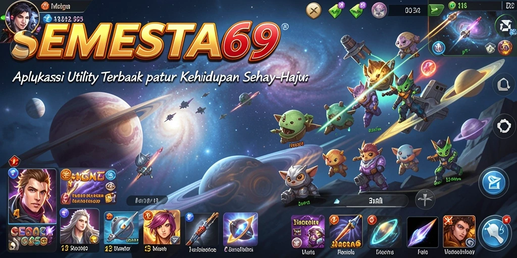 Tampilan antarmuka SEMESTA69 yang sederhana dan fungsional.