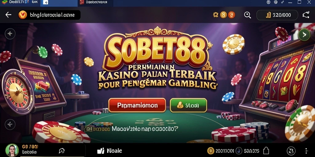 Tampilan menarik dari gameplay SOBET88 yang seru dan interaktif.