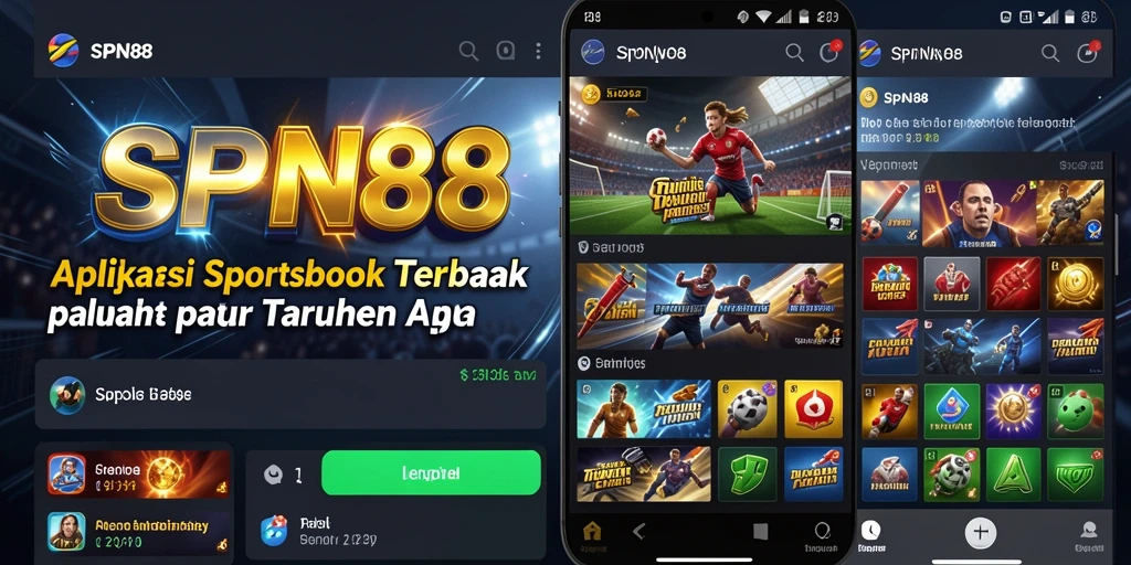 Tampilan antarmuka pengguna yang menarik dan interaktif di SPN88.