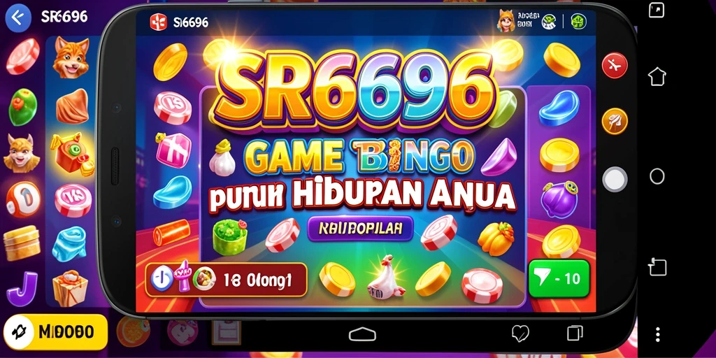 Tampilan gameplay seru dari SR6666 dengan suasana Bingo menarik.